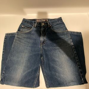 Vintage anchor blue baggy jeans